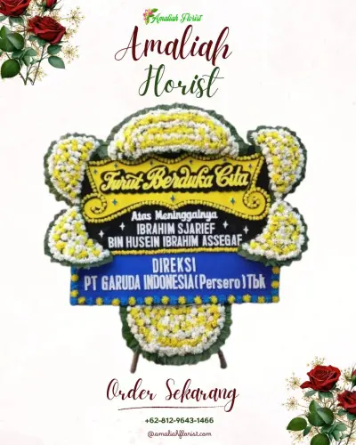 Papan Bunga Duka di Wangandawa