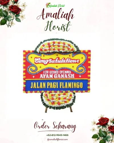 Bunga Papan Congratulation di Wangandawa